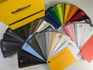 livret de selection de couleur pour pellicule vinyle de marque Teckwrap a trois-rivières